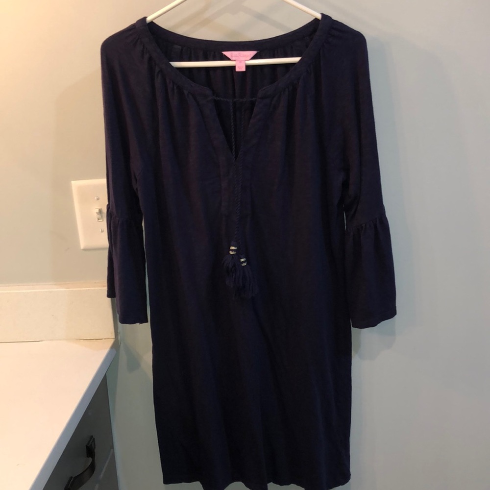 Lily Pulitzer navy soft dress